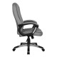 Кресло руководителя Riva Chair 9211 экокожа серый