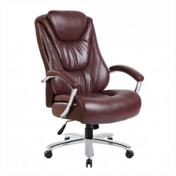 Кресло руководителя Riva Chair 9373 экокожа коричневый