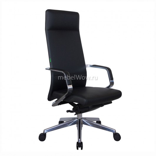 Кресло руководителя Riva Chair A1811 кожа черный