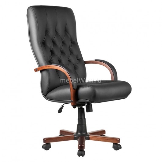 Кресло руководителя Riva Chair M 175 A кожа черный