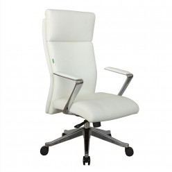 Кресло руководителя Riva Chair А1511 кожа белый