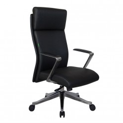 Кресло руководителя Riva Chair А1511 кожа черный