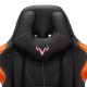 Кресло игровое Бюрократ VIKING 5 AERO ORANGE экокожа черный/оранжевый