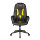Кресло игровое Бюрократ VIKING-8N/BL-YELL экокожа черный/желтый