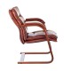 Кресло посетителя Бюрократ T-9927WALNUT-AV/CHOK кожа светло-коричневый