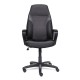 Кресло руководителя EasyChair Impreza экокожа/сетка черный/серый