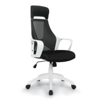 Кресло руководителя EasyChair 578 TC White ткань/сетка черный