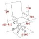 Кресло руководителя EasyChair 589 TC ткань/сетка черный