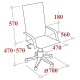 Кресло руководителя EasyChair 642 TPU Sakura экокожа/ткань/сетка черный