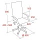 Кресло руководителя EasyChair 654 BL DSL PPU экокожа/ткань черный