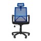Кресло руководителя EasyChair 665 сетка черный/синий