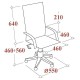 Кресло руководителя EasyChair 665 экокожа/ткань/сетка черный