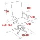 Кресло руководителя EasyChair 677 TS ткань серый