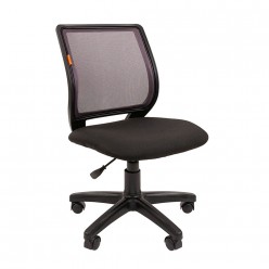 Кресло оператора Chairman 699 без подлокотников сетка/ткань черный/серый