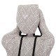 Кресло игровое Бюрократ VIKING LOFT СЕРЫЙ LOFT ткань серый ромбик