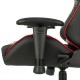 Кресло игровое Бюрократ VIKING ZOMBIE A4 экокожа черный/красный