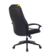 Кресло игровое Бюрократ VIKING-8 экокожа ткань черный/желтый