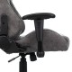 Кресло игровое Бюрократ VIKING X FABRIC ткань серый/серо-голубой