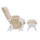 Кресло для отдыха с пуфом Milli Smile экокожа дуб молочный/бежевый