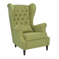Кресло Leset Винтаж венге/зеленый