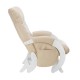 Кресло для кормления Milli Smile с карманами экокожа белый/бежевый