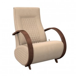Кресло-глайдер Комфорт Модель Balance 3 коричневый/бежевый