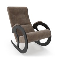 Кресло-качалка Комфорт Модель 3 венге/коричневый
