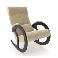 Кресло-качалка Комфорт Модель 3 тип 2 венге/бежевый