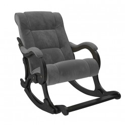 Кресло-качалка Комфорт Модель 77 венге/темно-серый