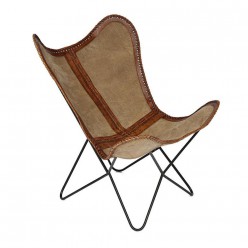 Кресло Secret De Maison NEWTON mod. M-4201 черный/коричневый