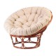 Кресло TetChair PAPASAN 23/01 W коньяк/бежевый