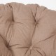 Кресло TetChair PAPASAN 23/01 W экошерсть коньяк/коричневый