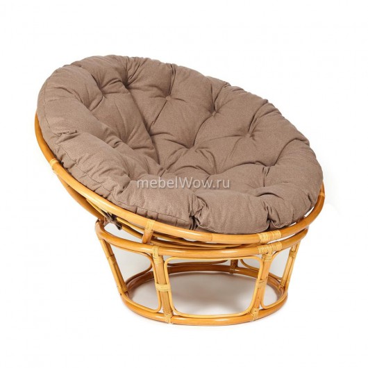 Кресло TetChair PAPASAN 23/01 W экошерсть мед/коричневый