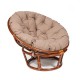 Кресло TetChair PAPASAN 23/01 W экошерсть орех/коричневый