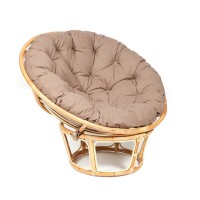 Кресло TetChair PAPASAN ECO P115-1/SP STD экошерсть натуральный/коричневый