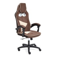 Кресло геймерское TetChair ARENA ткань коричневый/бежевый