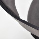Кресло компьютерное TetChair JAZZ ткань флок серый/темно-коричневый