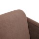 Кресло компьютерное TetChair MILAN ткань флок коричневый