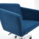 Кресло компьютерное TetChair MILAN ткань флок синий