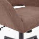 Кресло компьютерное TetChair MODENA ткань коричневый