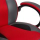 Кресло компьютерное TetChair RACER GT new экокожа/ткань металлик/красный