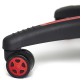 Кресло компьютерное TetChair RACER экокожа/ткань металлик/красный