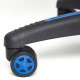 Кресло компьютерное TetChair RACER экокожа/ткань металлик/синий