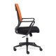 Кресло оператора TetChair GALANT ткань/сетка черный/оранжевый