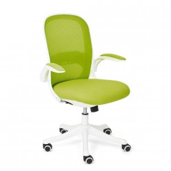 Кресло оператора TetChair Happy White ткань/сетка зеленый