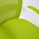 Кресло оператора TetChair Happy White ткань/сетка зеленый