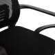 Кресло оператора TetChair MESH-4HR ткань/сетка черный