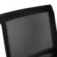 Кресло оператора TetChair OLIVER ткань/сетка черный
