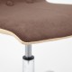 Кресло оператора TetChair RIO экокожа/ткань коричневый/бежевый