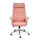 Кресло руководителя TetChair CHARM ткань розовый